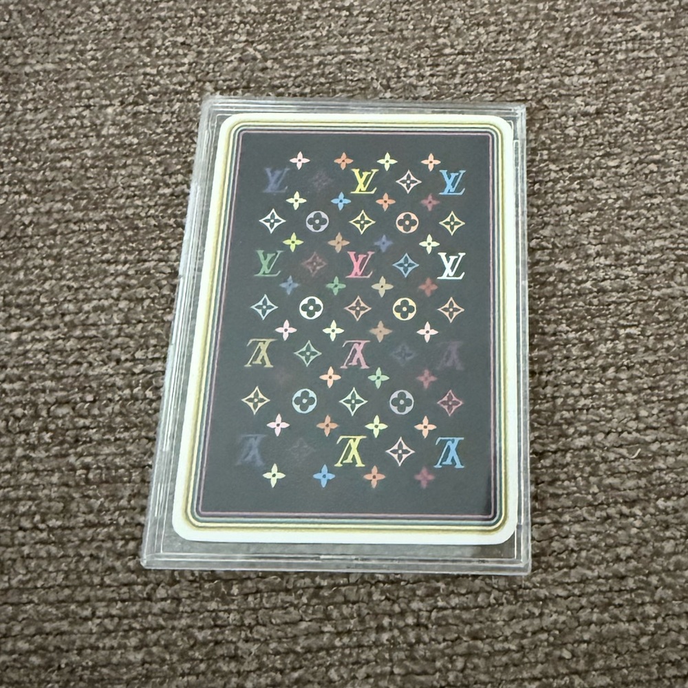 Louis Vuitton x Takashi Murakami Dealer Card in Plastic Case